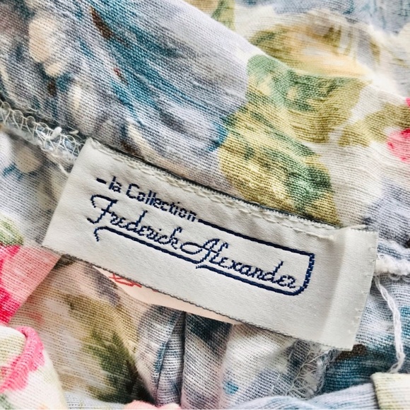 Vintage floral skirt - Picture 6 of 9